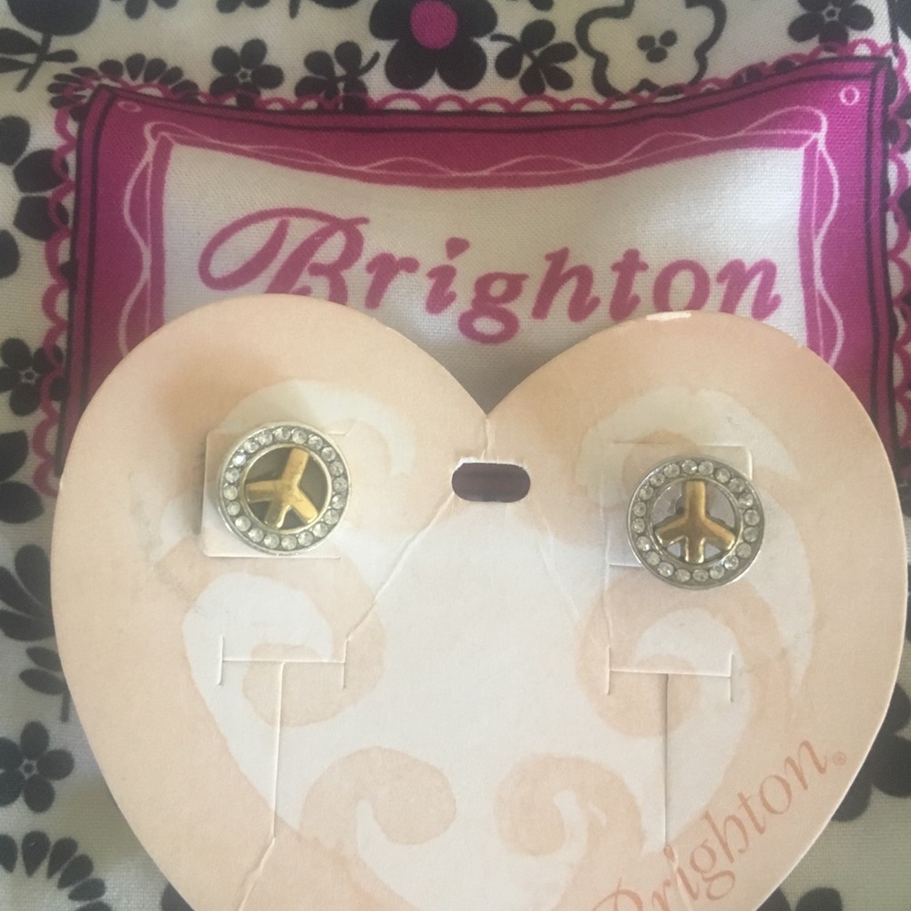 Brighton Peace Sign Earrings